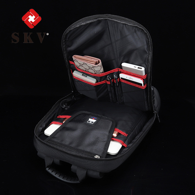 新款男士双肩包通勤简约商务背包时尚学生书包超薄旅行电脑包