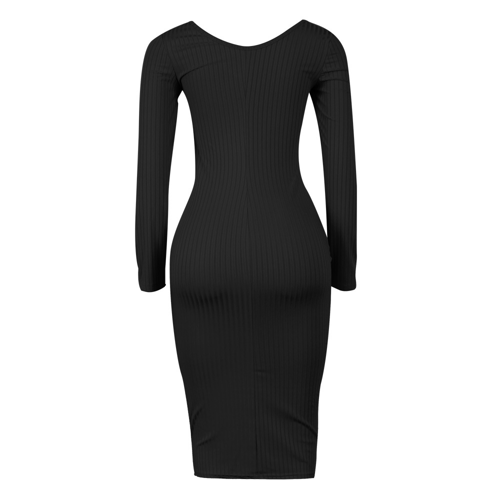 women s long-sleeved dress nihaostyles clothing wholesale NSTYF74241