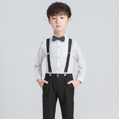 花童禮服男兒童西裝男童馬甲套裝合唱演出鋼琴演奏服男童禮服春秋