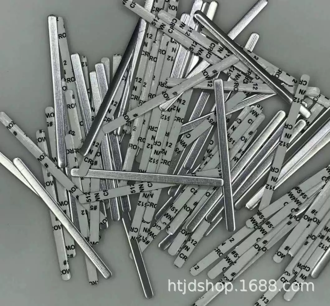 Термоплавкая клейкая переносица KN95 Маска для чашки специальная переносица фиксированный алюминий 90*5*0,5 полоса для позиционирования переносицы