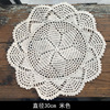 Rice white pure cotton line hook flower lace palace cubs cute round decorative cushion cushion hollow decoration manufacturer