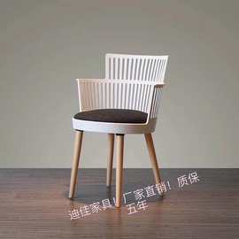 厚街迪佳家具销售网红咖啡店餐椅西餐厅餐椅休闲区接待椅结构结实