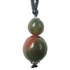 Demi-season red agate necklace from pearl, clothing, accessories jade, pendant, sweater, simple and elegant design