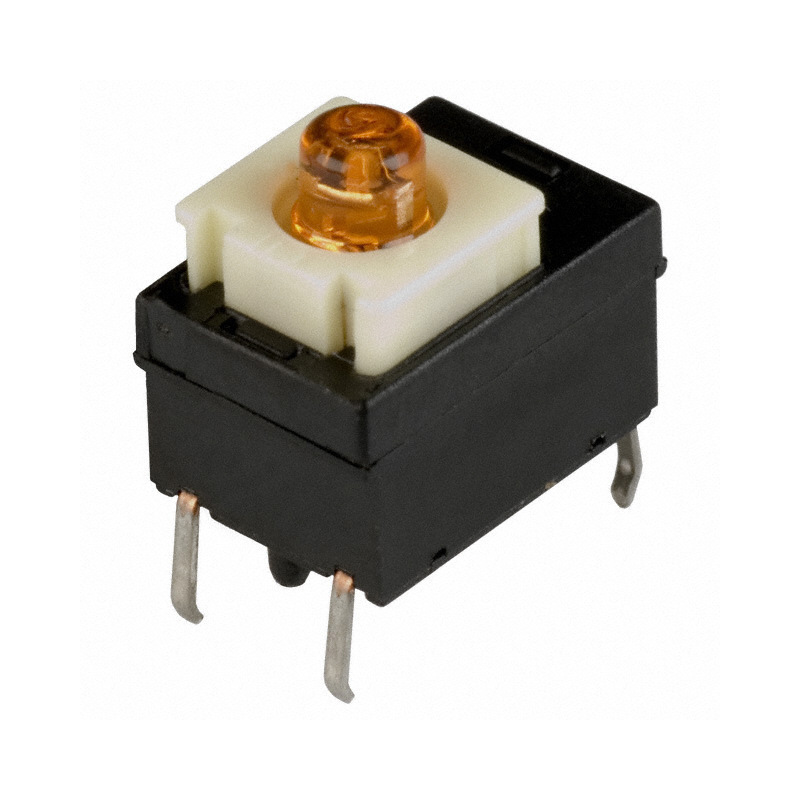 常开带灯投影机开关6x6x7.2mm常闭轻触440V以上PBH4UOANAG1RRED