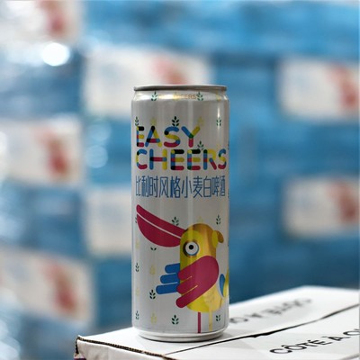 招商代理 Easycheers比利时风格小麦精酿啤酒整箱 330ml*24听罐|ms