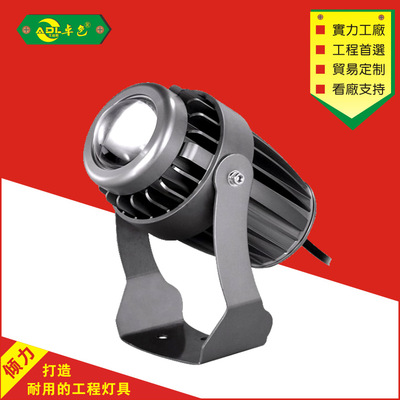 壹束光聚光燈具酒店戶外外牆防水遠程LED射燈窄光燈10w羅馬光柱燈