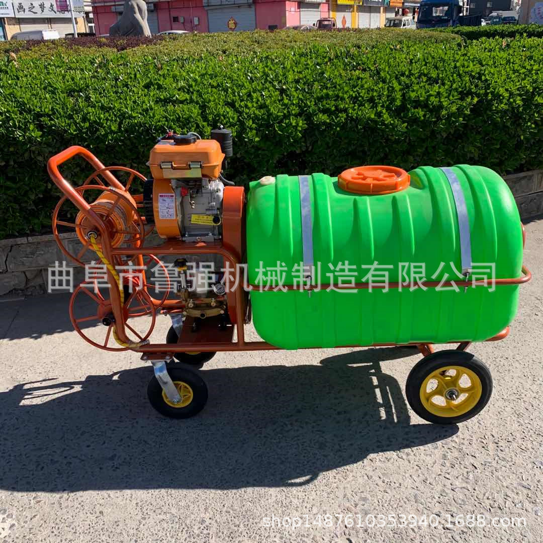 养殖场消毒喷雾器 汽油手推300斤水消毒机 除虫消杀细菌喷药机