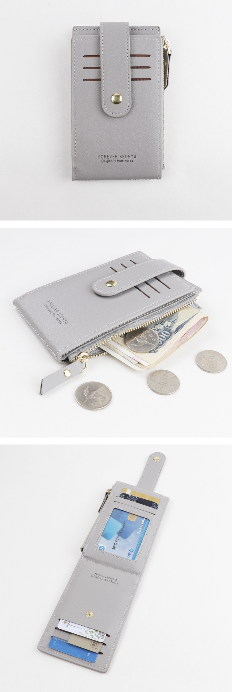 card holder multifunctional Korean coin pursepicture5