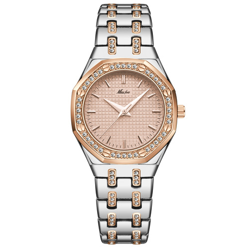 MISSFOX watch new fashion ins niche trend Korean version gold diamond waterproof quartz women's watch