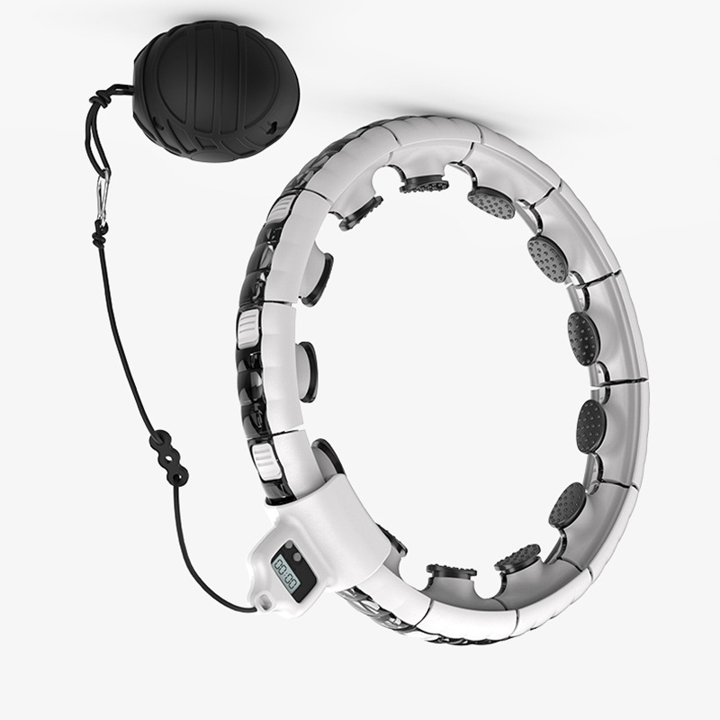 呼啦圈智能電動筋膜球健身器材按摩成人不會掉計數腰部網紅腰部磁