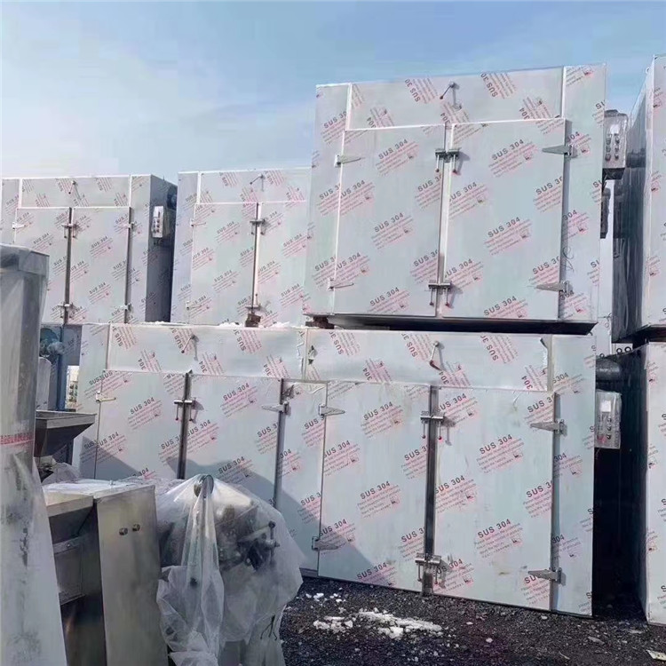 二手不锈钢热风循环烘箱24盘食品干燥烘箱 单门单车电加热烘箱