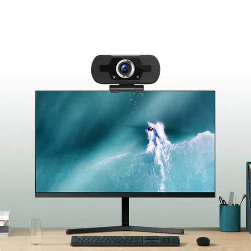 High-definition 1080P camera with microphone for conference, teaching, live streaming, and network use, computer camera without driver.