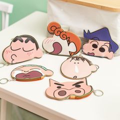 Cartoon Korean ins creative coin purse female cute crayon Shin-chan mini coin bag small hanging bag storage bag