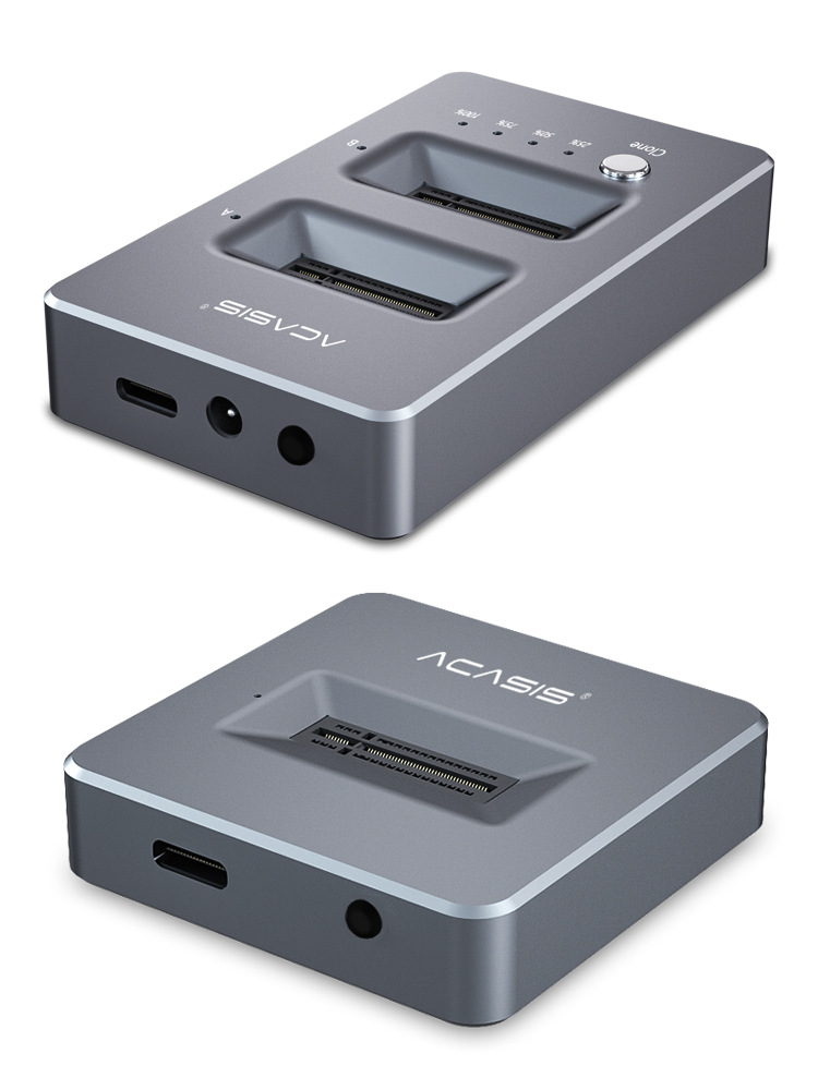 acasis厂家M.2硬盘盒底座nvme转USB3.1接NGFF 3.0固态SSD克隆底座