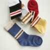 Double needle high top 2020 Autumn new models children Socks Boy girl Students socks Cotton socks CUHK Tongwa