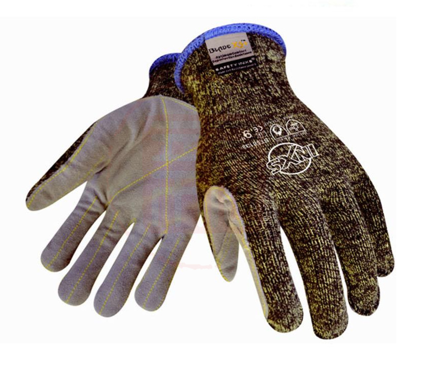 SAFETY INXS/赛立特安全ST58133手掌贴皮5级防割手套