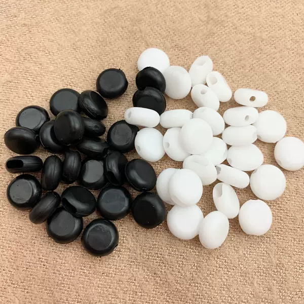 Large Quantity of Spot PVC Silicone Threaded Mask Adjustment Buckle Ear Strap Rope Round Flat Elastic Buckle Haze Mask Adjustment Buckle