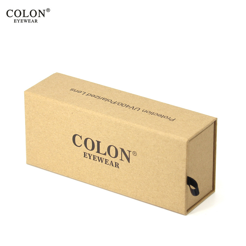 2020时尚定制品牌太阳镜盒抽拉镜盒眼镜收纳盒眼镜袋