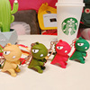 Dinosaur, doll, cute keychain, three dimensional transport, cartoon trend brand pendant for beloved, internet celebrity