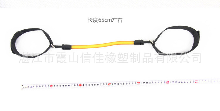 厂家供应 跆拳道训练器 体训用乳胶管拉力器  腿部力量训练器