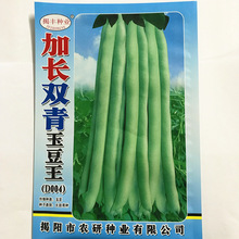 揭豐加長雙青玉豆王400克 四季豆刀豆芸豆種子 高產春秋豆角蔬菜