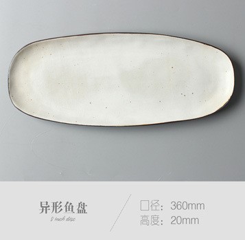 Creativo blanco y negro de cerámica vajilla traje restaurante tazón de arroz tazón de fideos hogar plato de cerámica ensalada taza