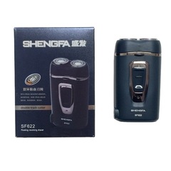 Shengfa 622 Electric Shaver, Rotary Razor, Rechargeable Battery for Men's Shaving Supply