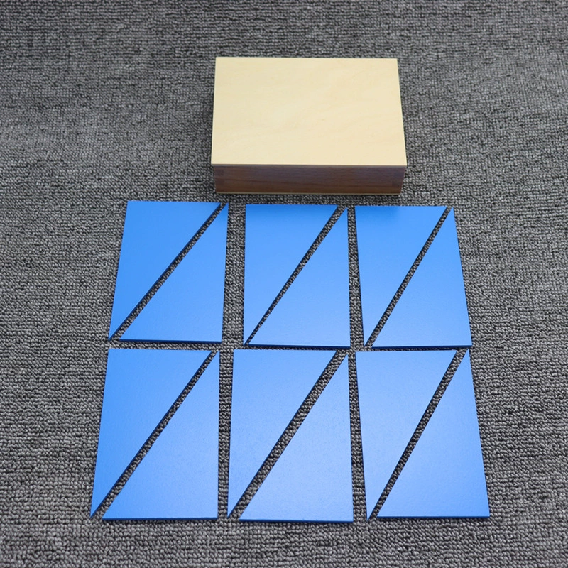 Professional teaching aids, blue triangle, toy, early education, upgraded version, teaching toy