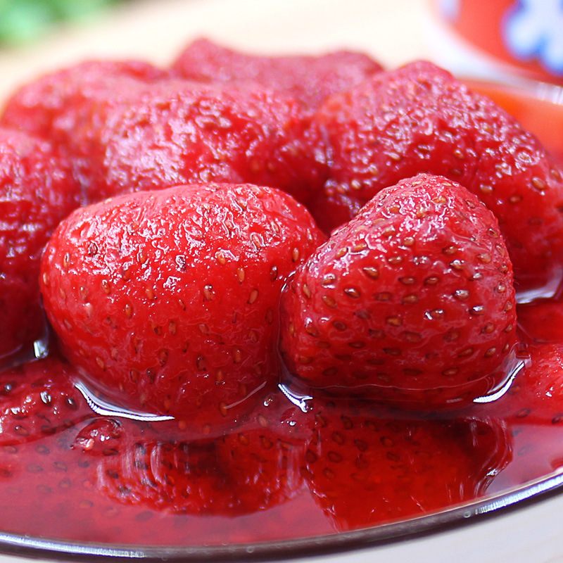 冰冻牛奶草莓400g/盒 新鲜冷冻草莓速冻草莓颗粒包邮