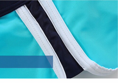 Belted swim trunks hot spring swimsuit quick-dry hot spring swimsuit contrasting colors adult swim trunks plus-size swimwear beach swim pants