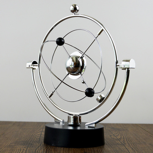 H005 Universe Planet Motion Orbit Perpetual Motion Instrument Magnetic Swing Dynamic Art Craft Gift Decorative Ornament
