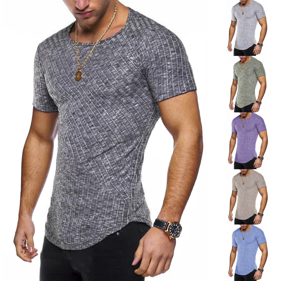 MEN SLIM FIT TOPS SHIRTS Short Sleeve T Shirt For Men
