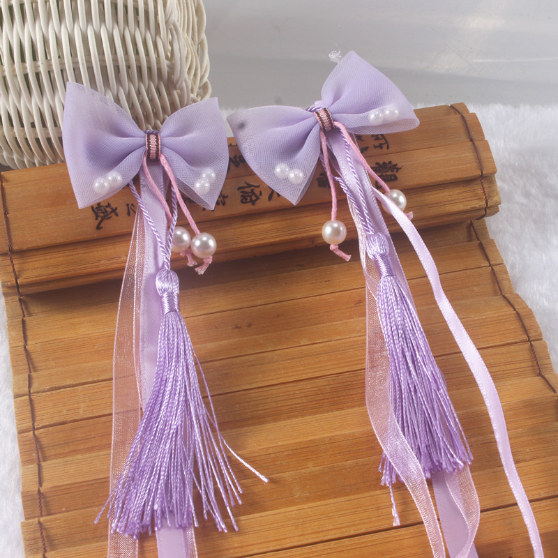 迷茫日用百货水晶花朵流苏飘带