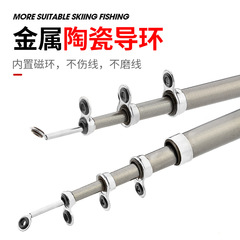 迷你冰釣竿鋼筆竿便攜禮品魚竿pen fishing rod口袋竿兒童釣魚竿