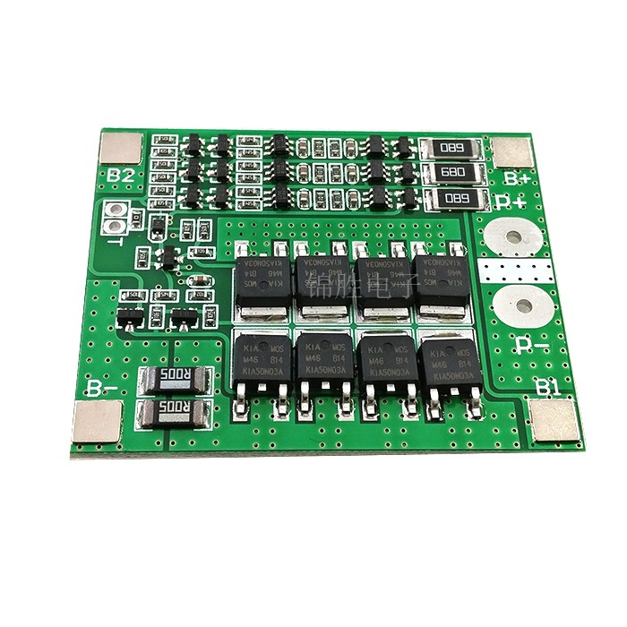 3串12V25A带均衡锂电池保护板 太阳能路灯 LED灯 喷雾器 保护板