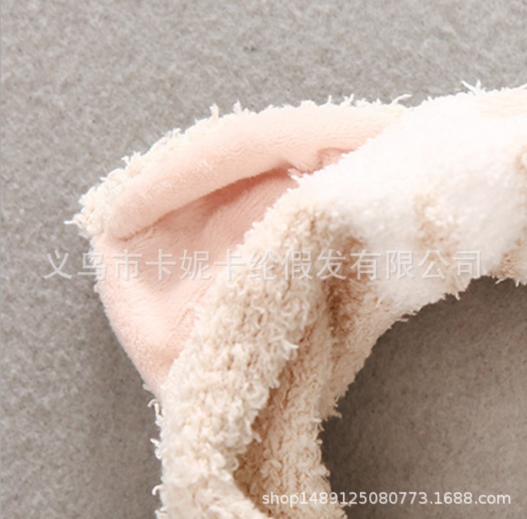 Harajuku de estilo japonés, suave, dulce, lindo, lindo, banda para el cabello, orejas de gato, cubierta para el cabello, banda para el cabello para el lavado de cara, mujer