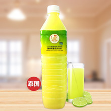神童酸柑水1L 泰國進口神童檸檬汁40度青檸汁泰餐烘焙飲品用果汁