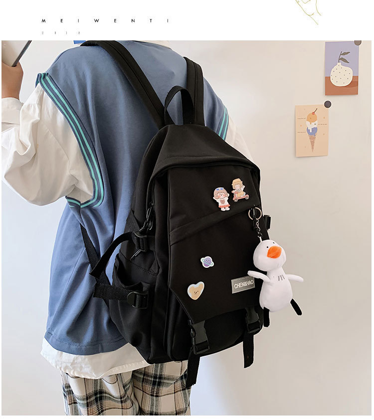 Backpack 2020 New Korean Style High School Junior High School Student Schoolbag Female Large Capacity Couple Travel Backpack Malepicture39