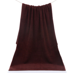Dark Brown Cotton Hotel Towel for Body Wrap Therapy, Fire-Resistant Massage and Beauty Salon Foot Treatment Sofa Blanket
