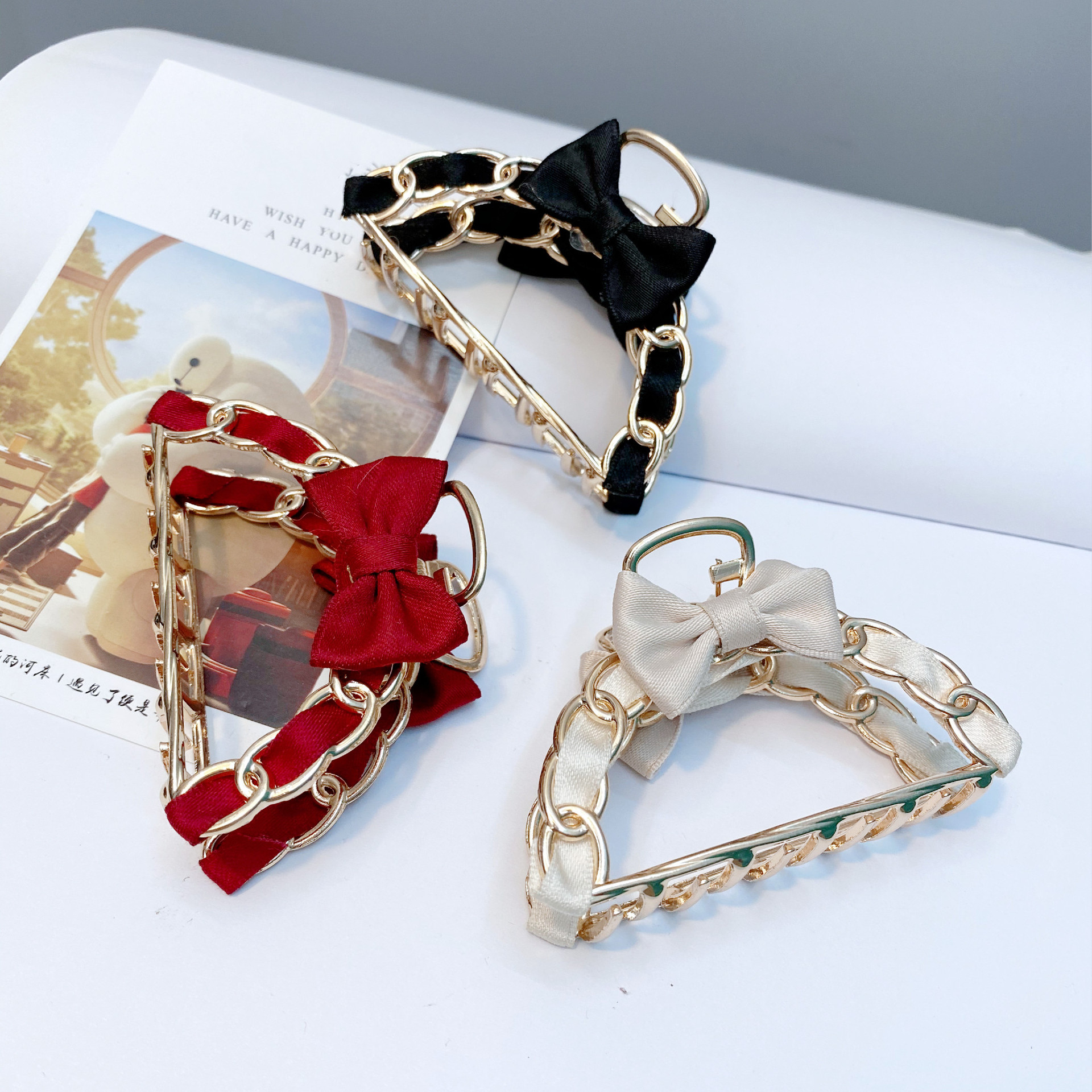 Metal Large Elegant Catch Clip display picture 7