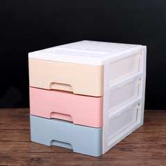Office desk small drawer-style storage box plastic desk miscellaneous storage cabinet document student home organization box