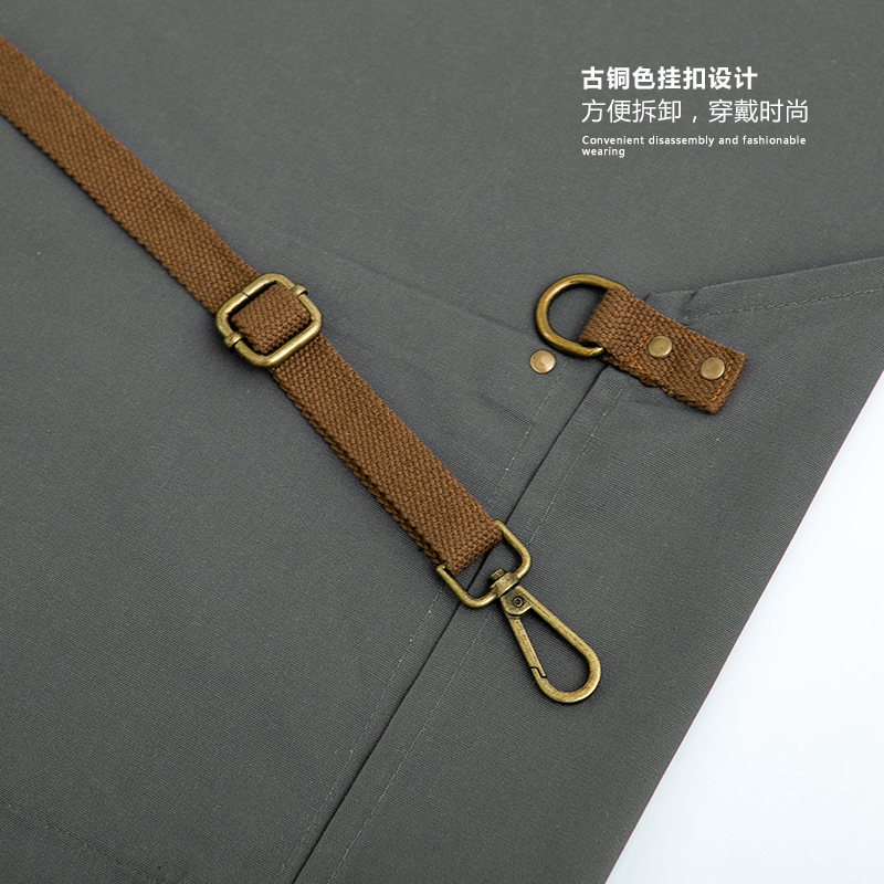 Cocina anti-fouling delantal casa de moda de las mujeres lindo estilo japonés coreano falda adultos overoles logotipo impreso de los hombres