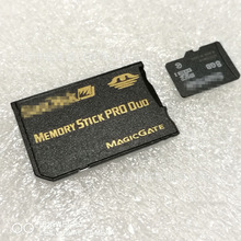 psp内存卡卡套 TF卡转短棒记忆棒单马甲MicroSD转MSpro duo转接卡
