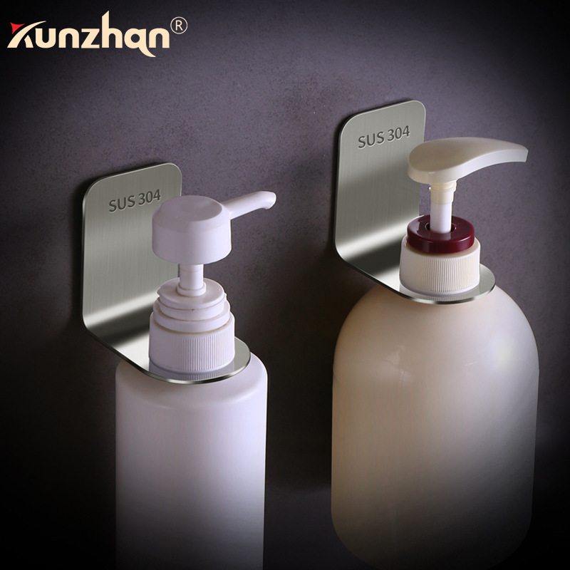 T sticky hook Wall magic paste shower gel bottle hanger hand sanitizer shampoo non-marking non-punching hook soap rack
