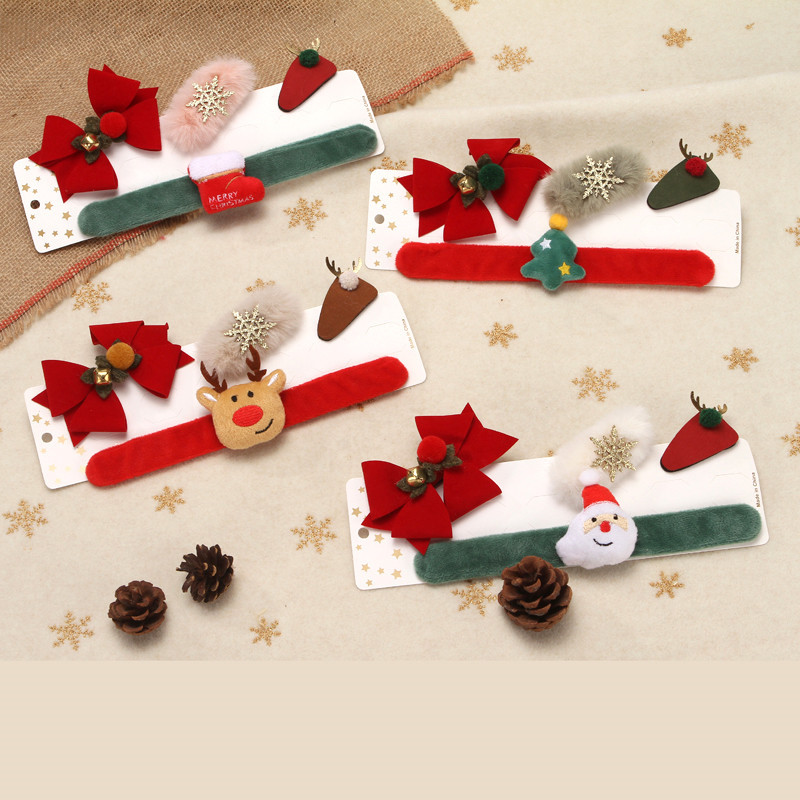 Nuevo regalo de Navidad raqueta anillo traje horquilla Navidad decoración traje creativo niños regalo de Navidad