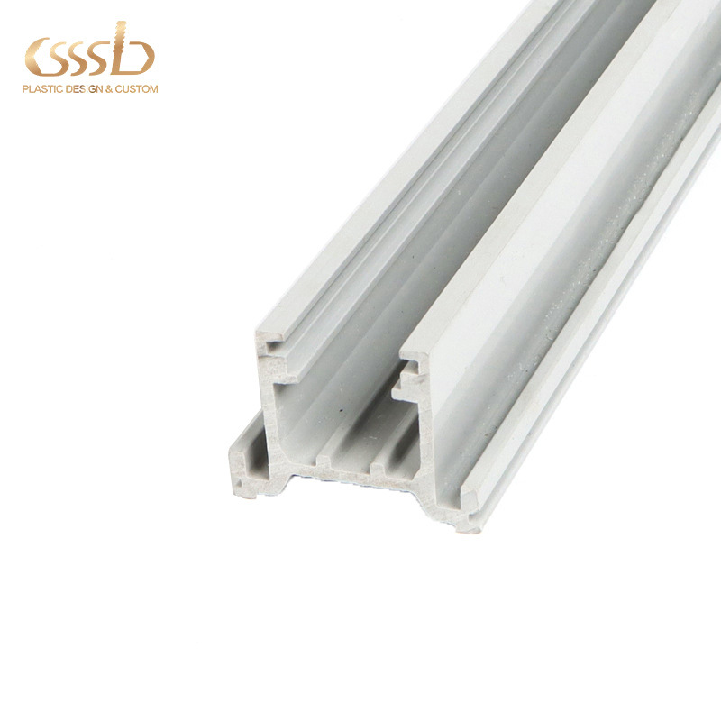 加工定 制500mm切面宽PVC型材大尺寸塑料挤出型材报警器外框包边