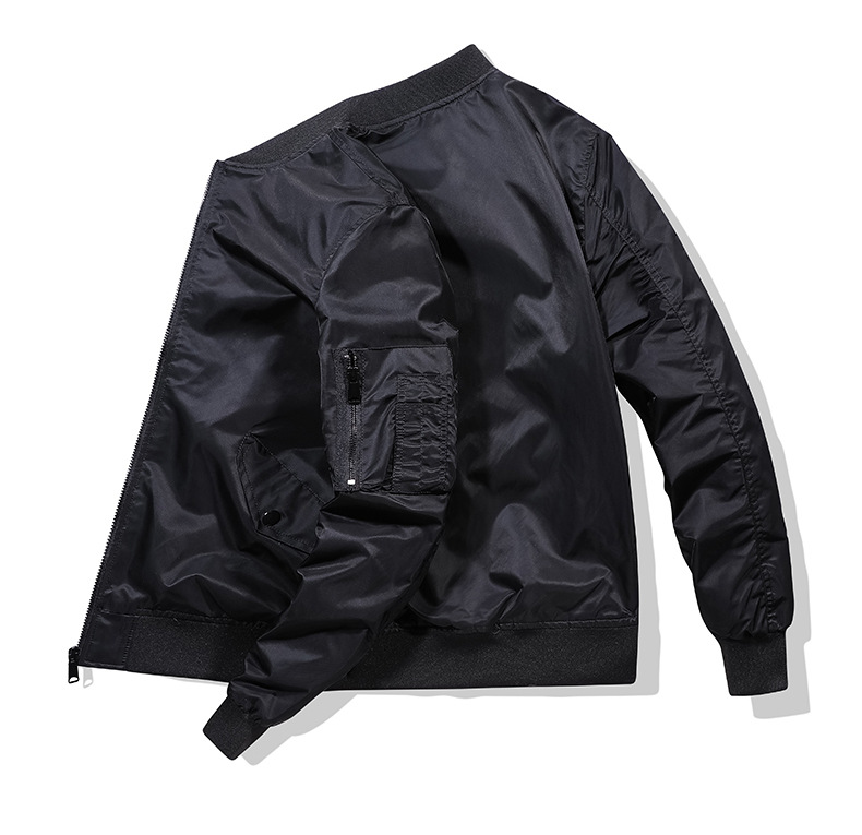 Air MA1 pilot mænds plus size løs afslappet baseball efterårsjakke_voghion.com