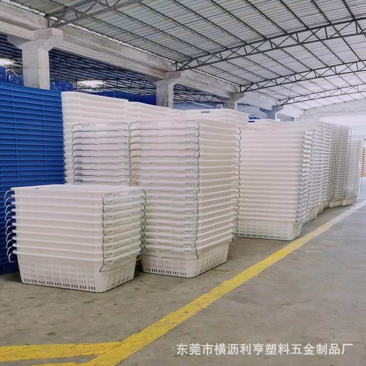 厂家生产农用蔬菜塑料超市箩水果塑料箩筐水果框铁耳菜箩全新料