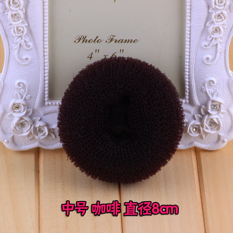 Molde para Moños de Pelo Tipo Donut para Mujeres, Molde para Moños Esponjosos para Niñas, Coletero para Moños, Accesorio para el Cabello Estilo Coreano.