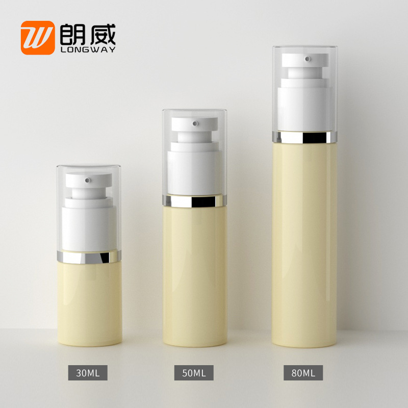 30ml 50ml 80ml beige botella de loción para mascotas simulación botella vacía botella de loción de plástico sub-botella